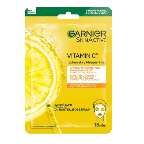 Garnier Masque en Tissu Booster Eclat Vitamine C 1 pièce