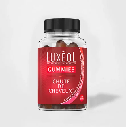 Luxéol Chute de Cheveux Gummies Boîte de 60