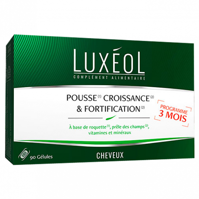 Luxéol – Pousse Croissance et Fortification, 90 gélules