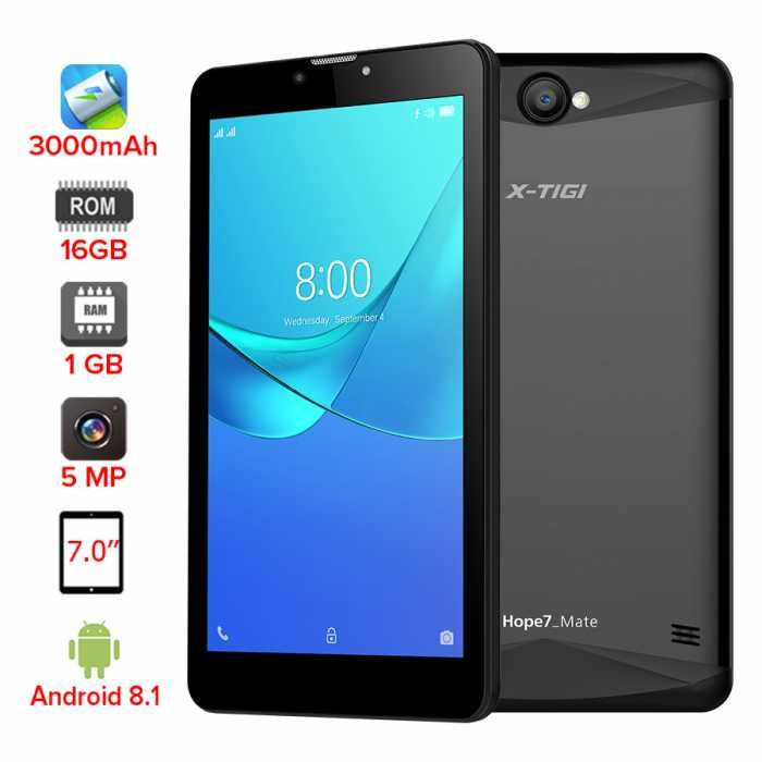 X-TIGI Hope 7 Max Tablet-7.0″ ,1GB/32GB,Android 10.0-Dual SIM