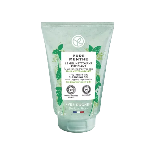 Yves Rocher Gel Nettoyant Purifiant Peaux Mixtes à Grasses – 125ml