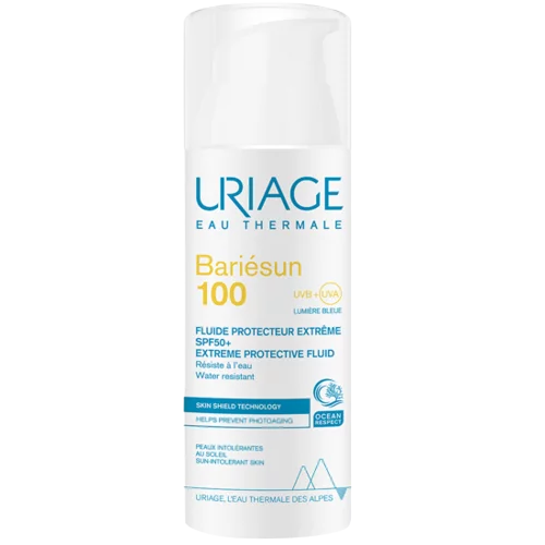 Uriage Bariésun 100 Fluide Protecteur Extrême Spf50 Sans Parfum Peau Sensible à Grasse 50 ml