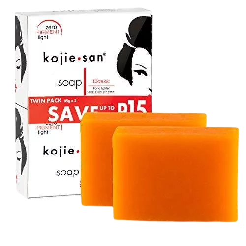 Kojie San Savon Unifiant Anti Taches Tous les Types de Peaux 2X65g
