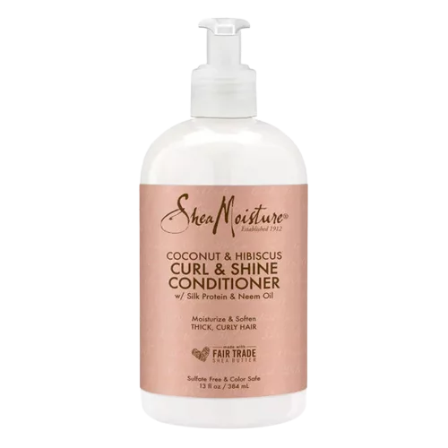 Shea Moisture Après Shampoing Revitalisant Noix de Coco-Hibiscus 384 ml