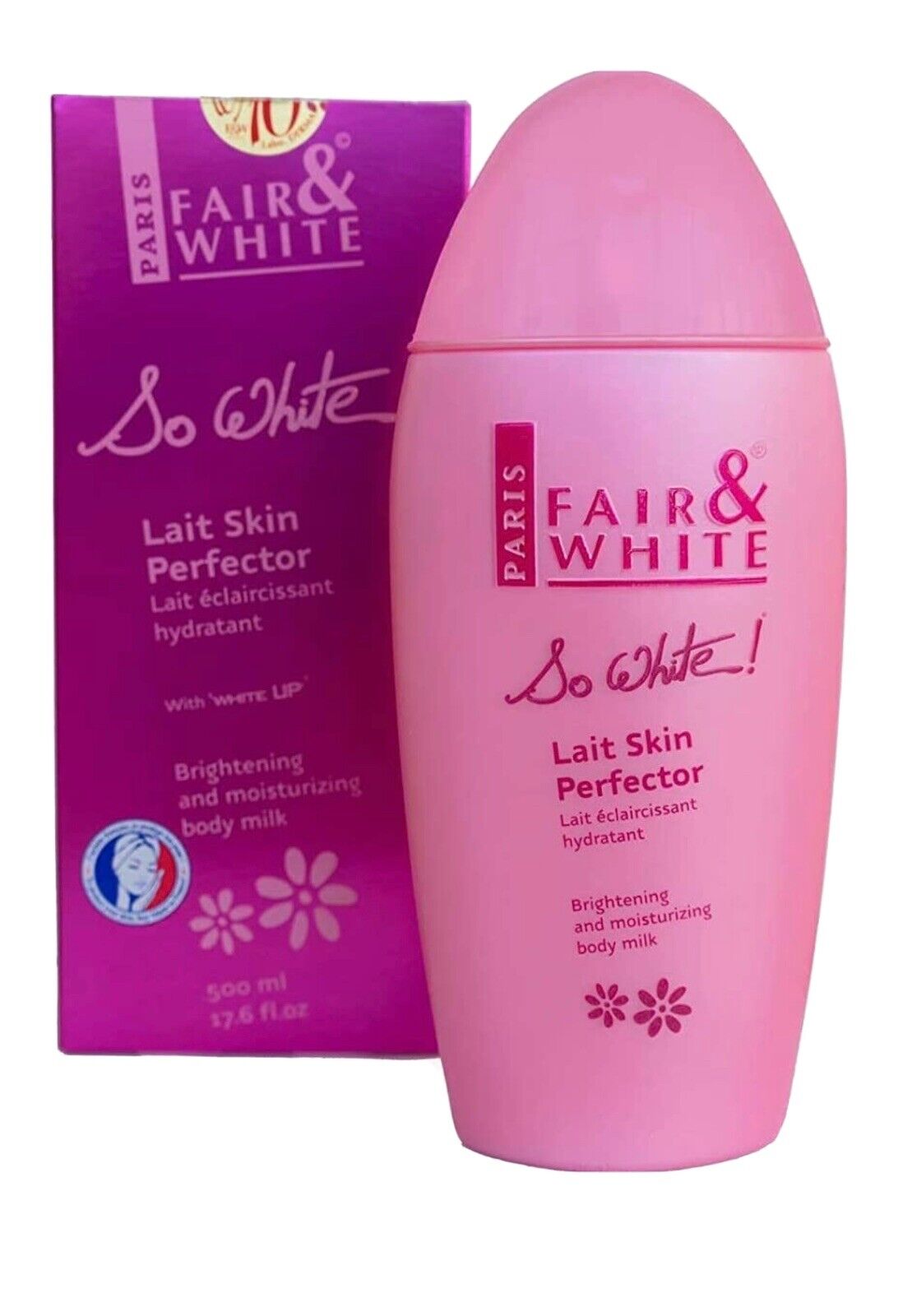 Paris Fair and White So White Skin Perfector Brightening Body Milk 17.6oz.