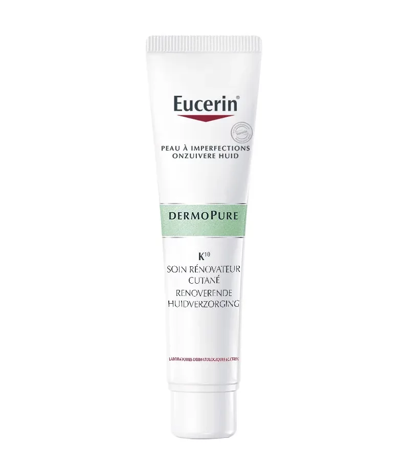 Eucerin Dermopure – K10 Soin Rénovateur Cutané – Peaux à Imperfections, 40ml