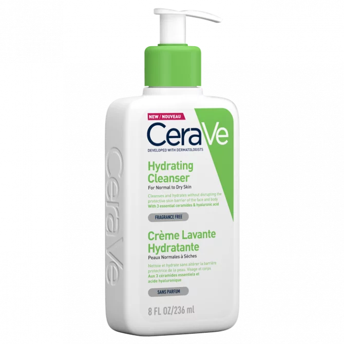 CeraVe Crème Lavante Hydratante 236 ML