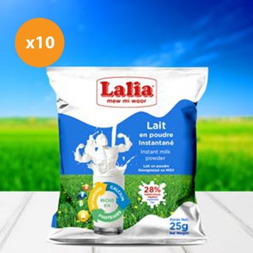 Lalia 10 sachets of Milk powder - 25g