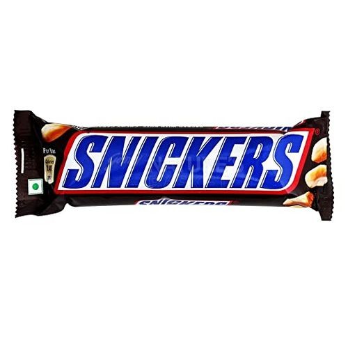 Snickers Barres au chocolat au lait fourrée de caramel et cachuètes grillées – 50G