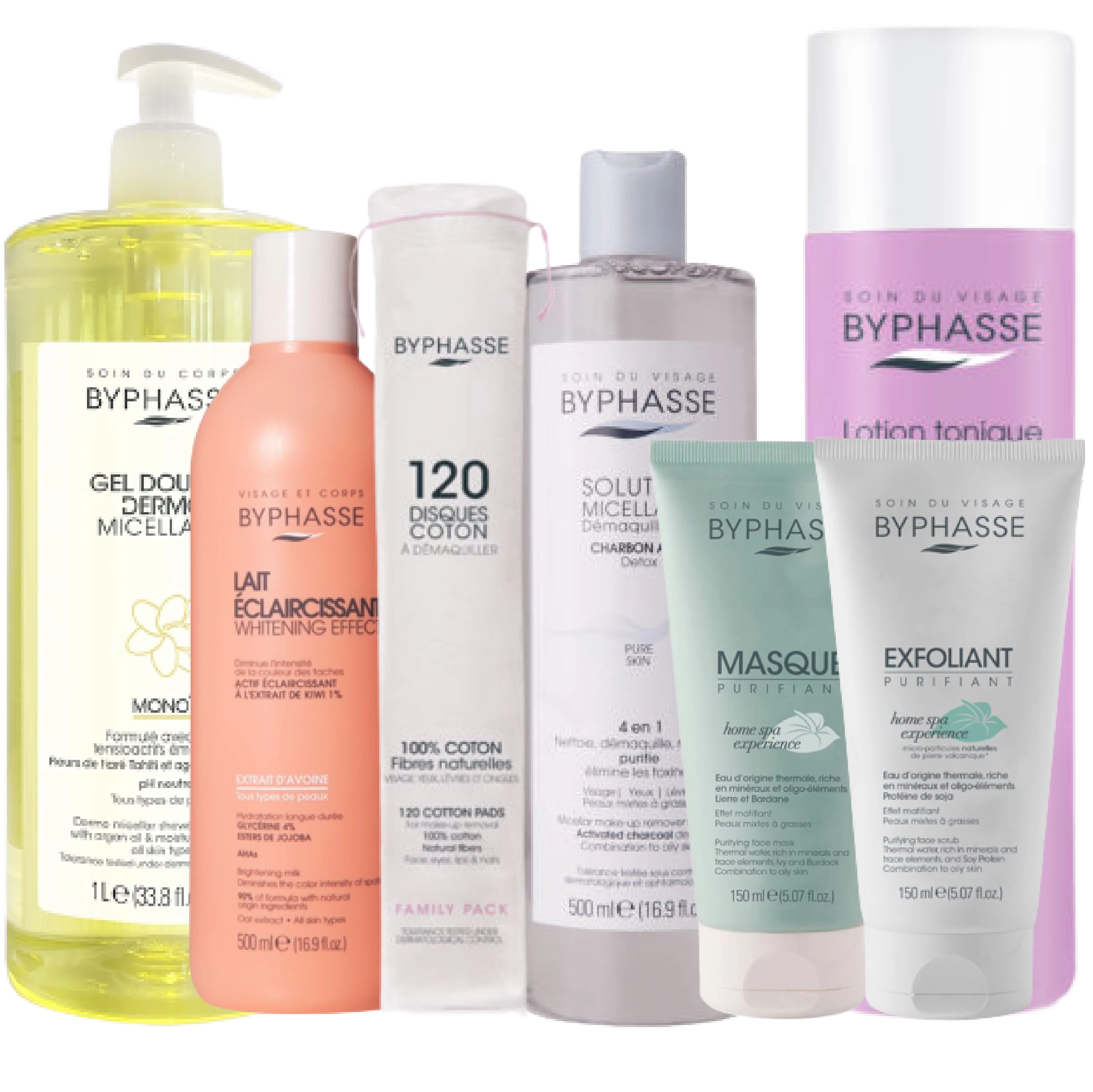 Byphasse gamme Visage Et Corps Unifiant – Anti Tache – Hydratant Pour Peau Grasse à Mixte