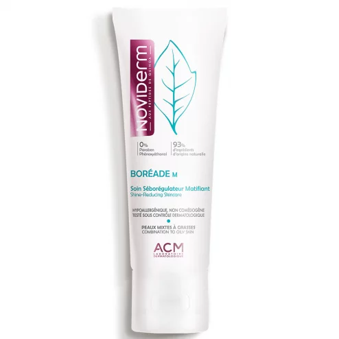 Acm Noviderm Boréade M Soin Séborégulateur Matifiant 40 ml
