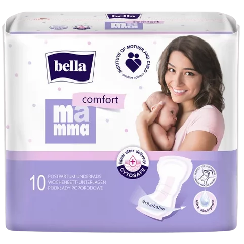 Bella Mamma Serviettes Post Accouchement Confort 10 pièces