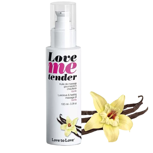 Love to Love Huile de Massage Gourmande Et Chauffante Vanille 100 ml