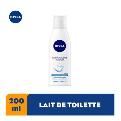 NIVEA Lait de Toilette Démaquillant Fraicheur - 200ML