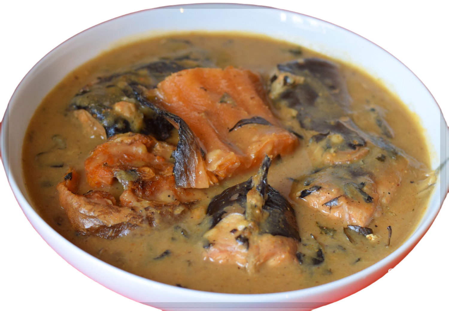 2 litters of NSALA SOUP with assoted meat