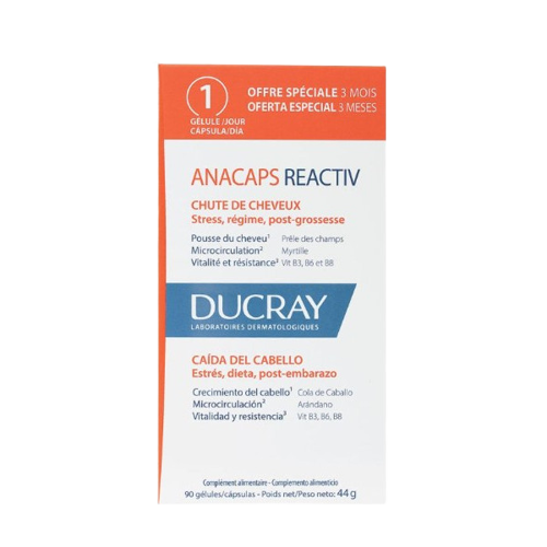 Ducray Anacaps Reactiv Trio 3×30 Capsules