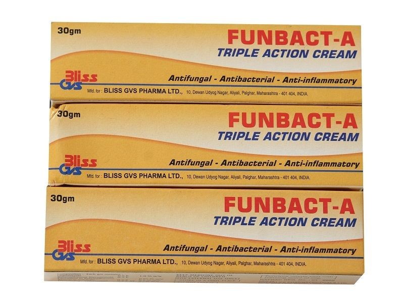 Funbact-a Triple Action Cream 30gm