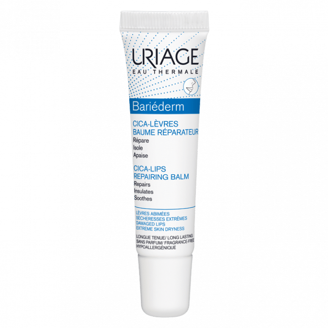 Uriage – BARIÉDERM – Cica-Lèvres – Baume Protecteur 15 Ml