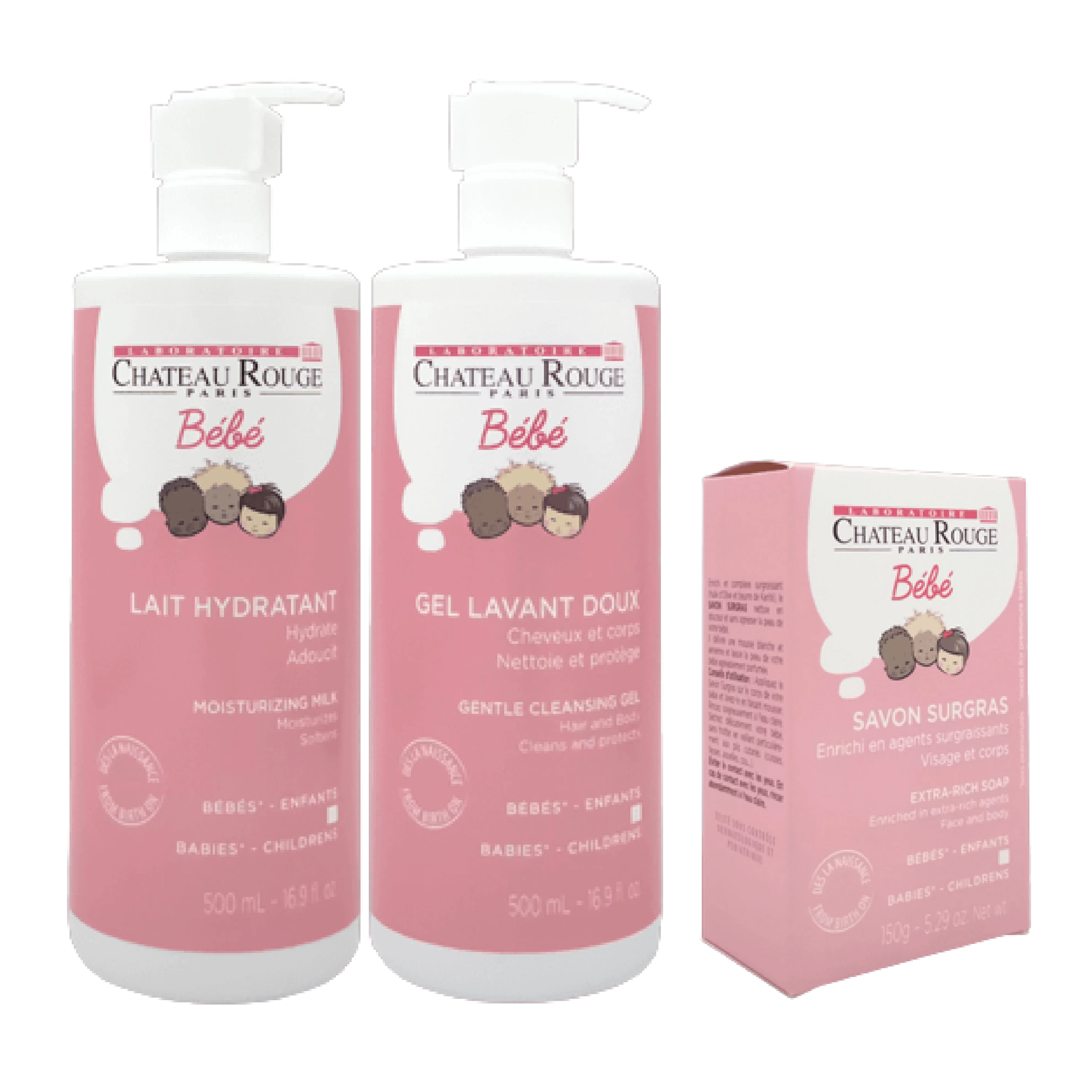 Chateau Rouge Coffret Soin Bébé Corps Et Visage