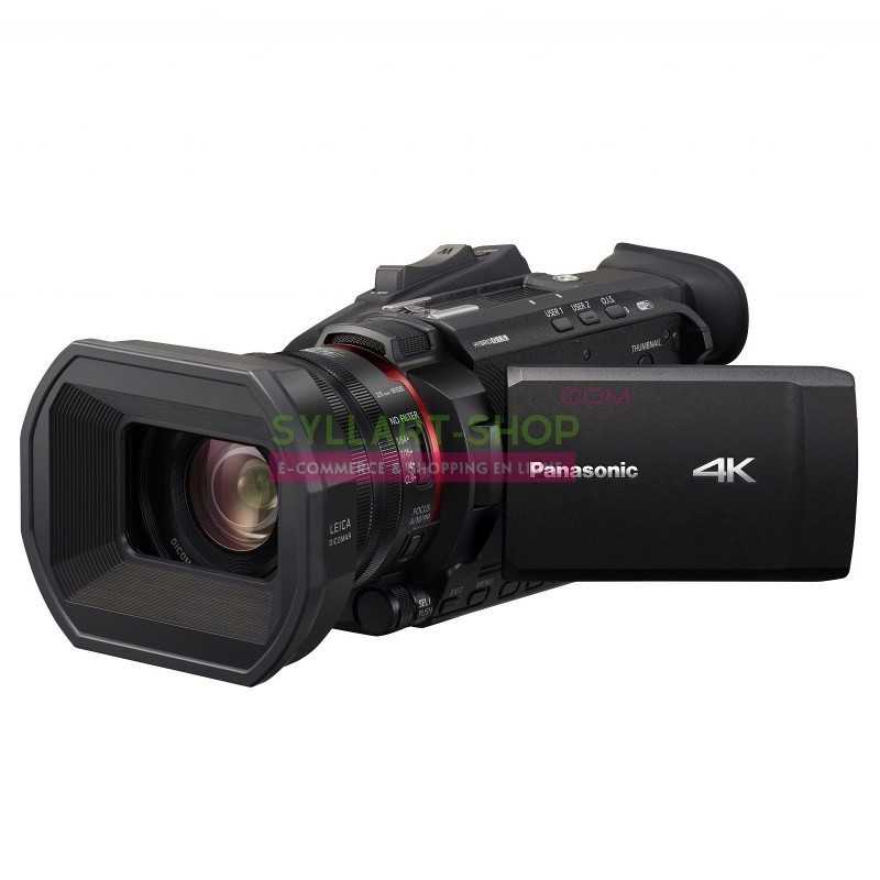 Caméscope Professionnel Panasonic X1500 4K Avec Zoom Optique 24X, Diffusion En Direct WiFi HD, HC-X1500