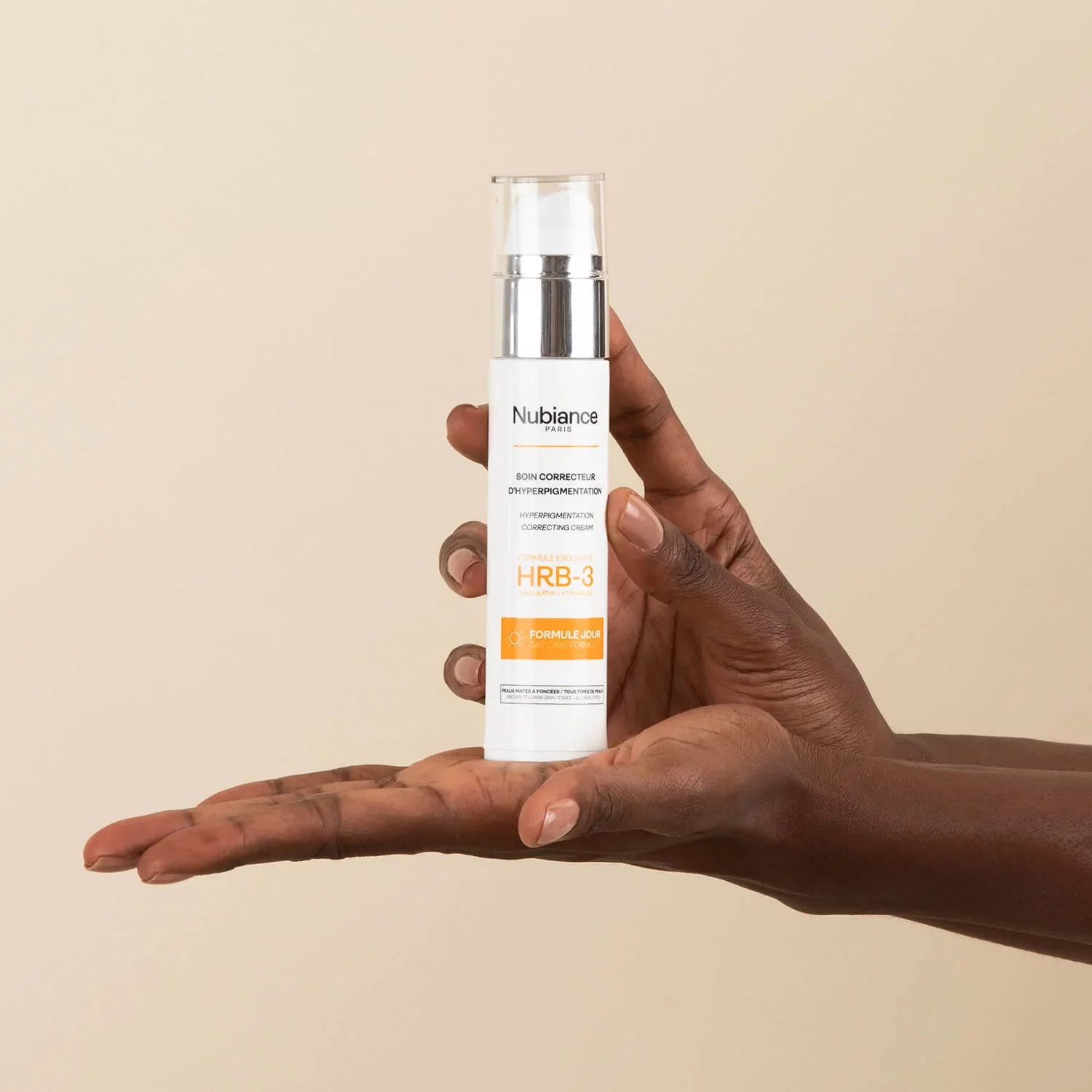 Nubiance Soin Correcteur d’Hyperpigmentation HRB-3, Formule Jour, SPF 30, 50 ml