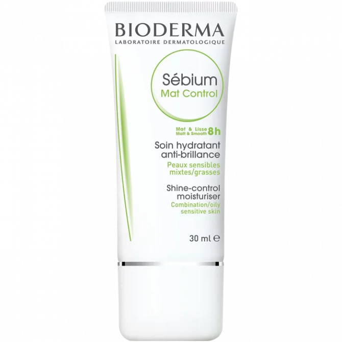 Bioderma – Sébium Mat Control – Soin hydratant anti-brillance 8h, 30m
