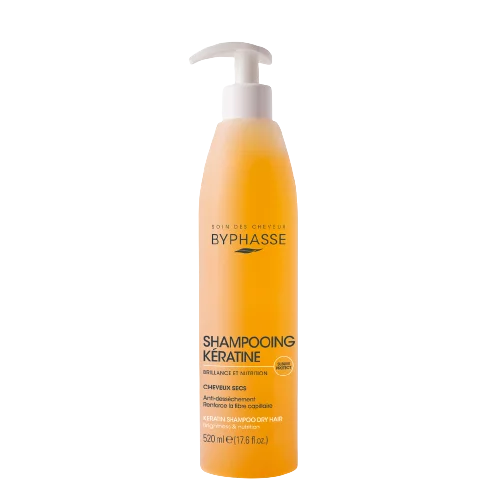 Byphasse Shampooing à la Kératine Liquide 520 ml