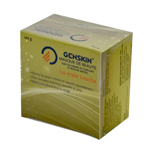 Genskin Masque de Beauté Curcuma et Bois de Santal 100g