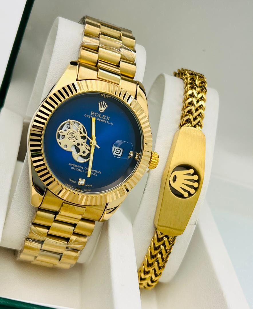 Ensemble Montres Rolex + Bracelets Hommes