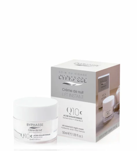 BYPHASSE Crème Lift Instant Antiride & Hydratant Q10 soin de nuit 50ml