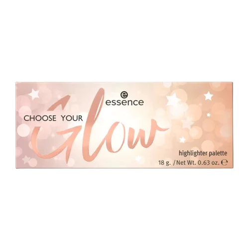 Essence Cosmetics Palette D’Enlumineurs Choisissez Votre Glow, 18 g