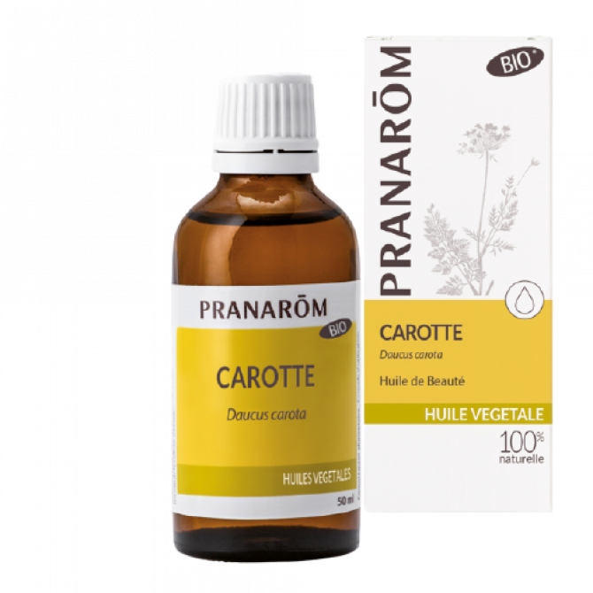 Pranarom – Huiles carotte, huile Végétale – bio, 50ml
