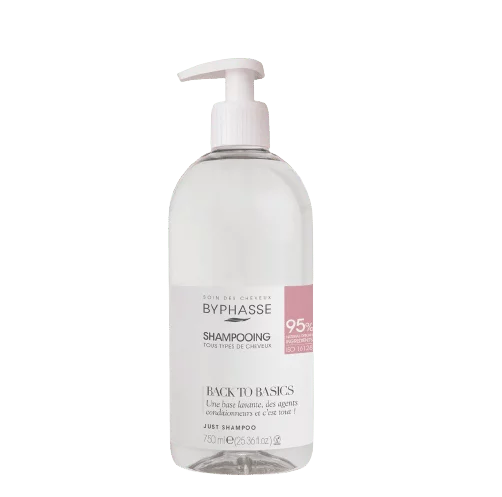 Byphasse Back to Basics Shampooing Tous Types de Cheveux 750 ml