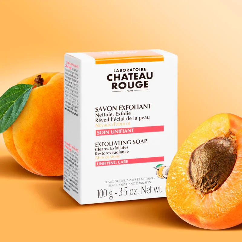 Chateau Rouge Savon Exfoliant Noyaux D’abricot 100 g