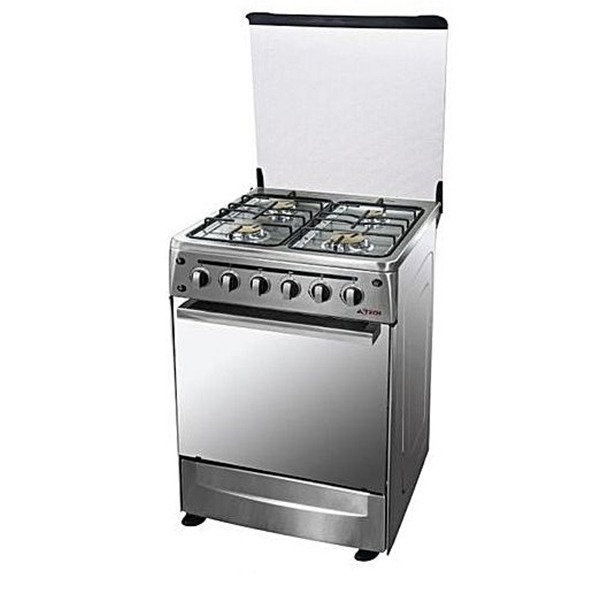 Cuisinere 4 feux 60X60 inox ASTECH XA60GS