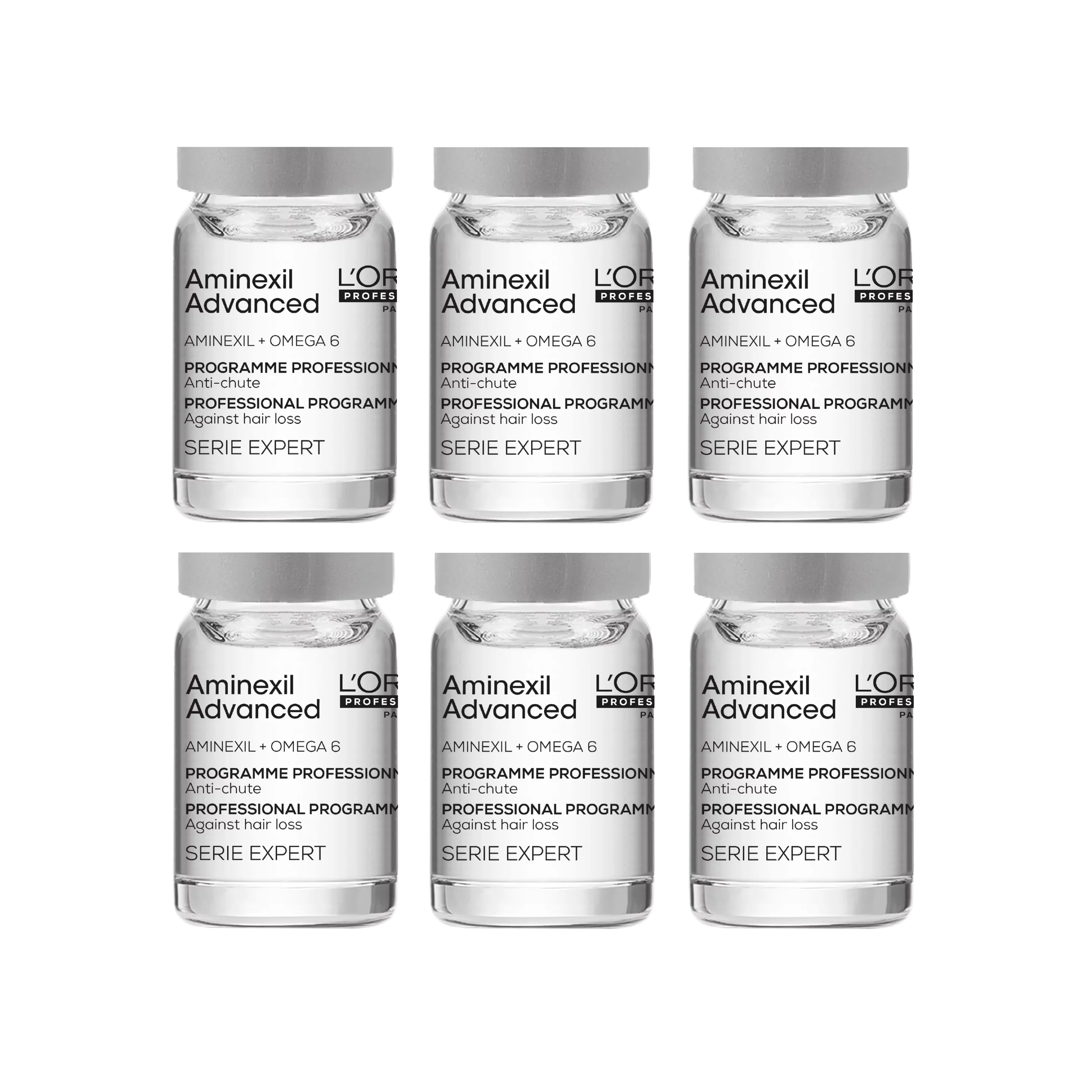 L’Oréal Professionnel Aminexil Advanced Cure Anti-Chute Professionnelle 6 X 6 ml (6 Pieces)