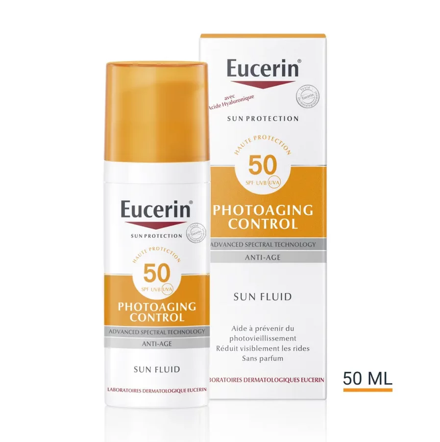 Eucerin Sun Protection – Photoaging Control Fluide Solaire SPF50 Anti-Age, 50ml