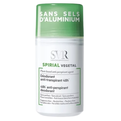 SVR Spirial Roll-On Déodorant Sans Sel d’Aluminium Anti-Transpirant 48h 50 ml