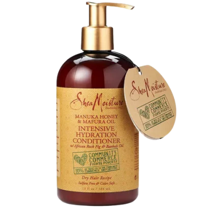 Shea Moisture Après Shampoing Revitalisant Miel de Manuka Et Huile de Mafura 384 ml