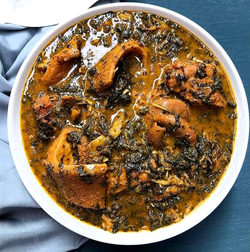 EXTRA PLATE OF BITTER LEAF SOUP