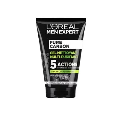 L’Oréal Men Expert Pure Charbon Gel Nettoyant Multi Purifiant 100 ml