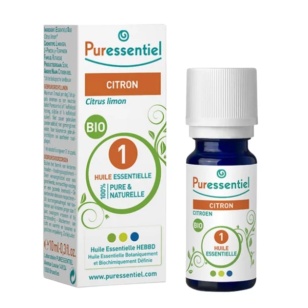 Puressentiel Huile Essentielle Citron (Citrus limon) Bio 10 ml