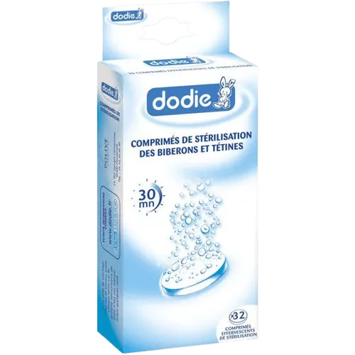 Dodie 32 Comprimés de Stérilisation Des Biberons Et Tétines