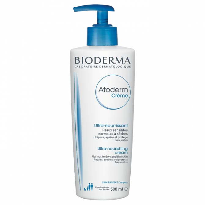 Bioderma – Atoderm – Crème ultra-nourrissante, 500ml
