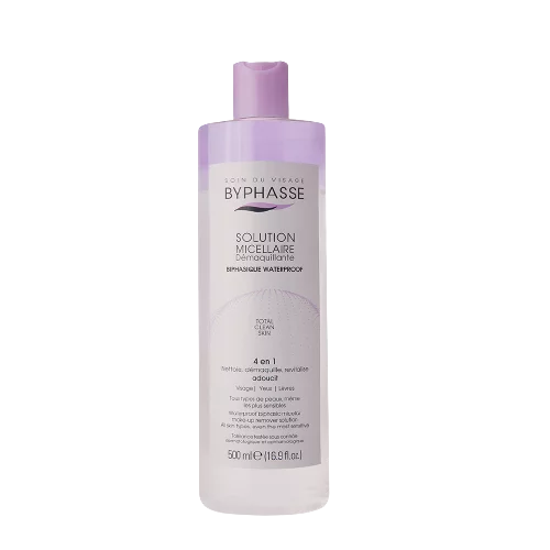 Byphasse Total Clean SKIN Solution Micellaire Démaquillante Biphasique Waterproof 500 ml