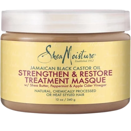 Shea Moisture Masque Revitalisant à l’Huile de Ricin 340 g