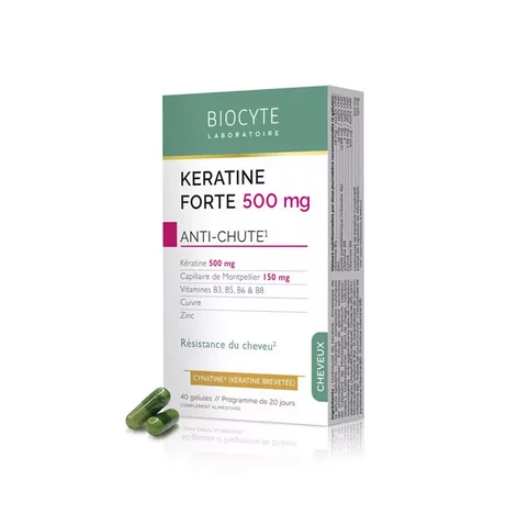 Biocyte Kératine Forte Anti-Chute 500 mg