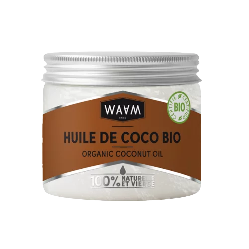 Waam Huile de Noix de Coco Bio illuminateur Adoucissant 350 g