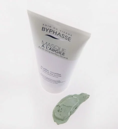 BYPHASSE Masque à l’argile anti-imperfections peaux mixtes à grasses 150ml