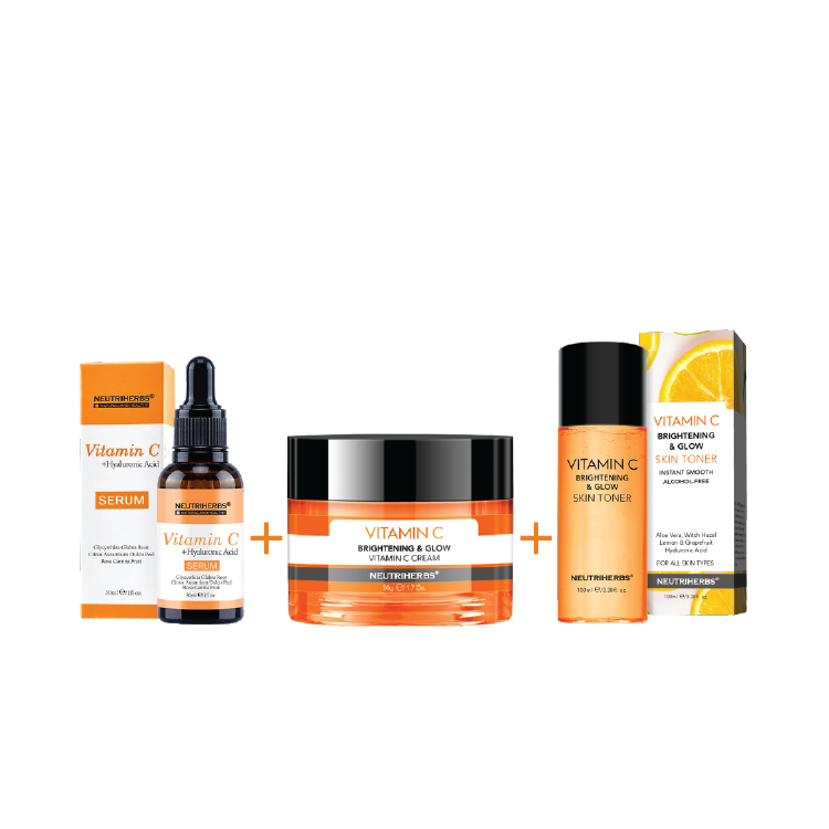 Neutriherbs Pack Sérum Vitamin C + Crème Vitamin + Tonique et Éclat